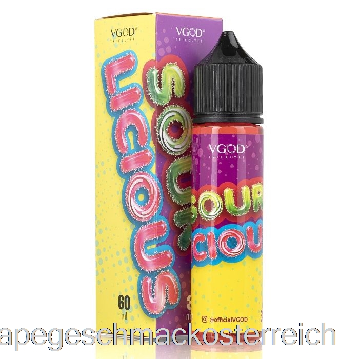 Sourlicious – Vgod E-Liquid – 60 Ml, 6 Mg Vape-Geschmack